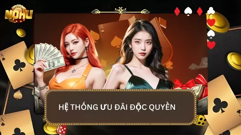 Hệ thống ưu đãi độc quyền mà nhà cái dành tặng cho người chơi tham gia tại đây