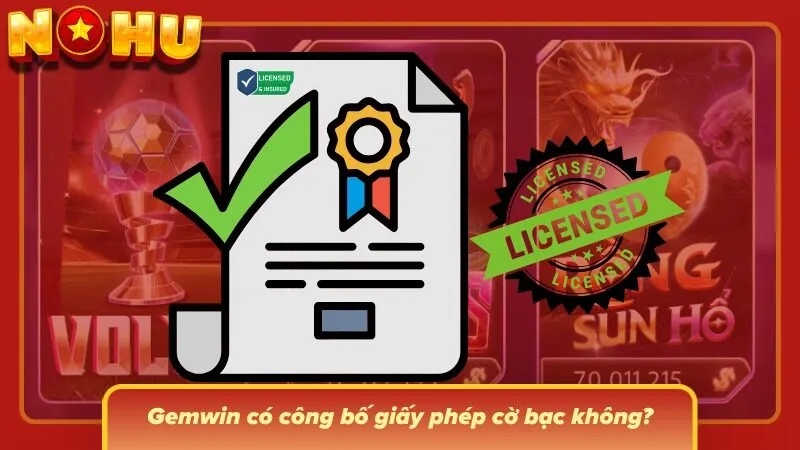 Thông tin pháp lý được minh bạch và giới thiệu rõ đến khách chơi